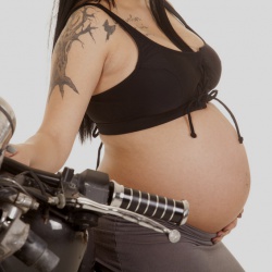 Ciąża a jazda motocyklem